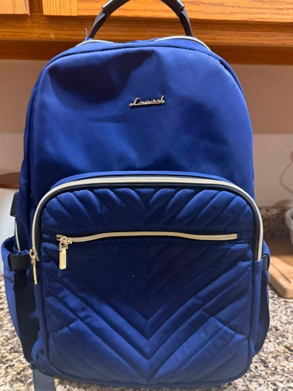 Lovevook Quilted Navy Women's Backpack